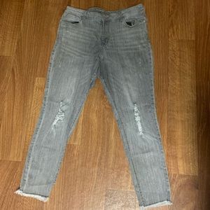 Old Navy Rockstar jeans gray Denim